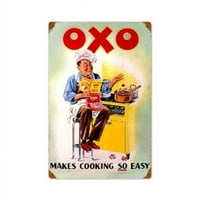 Prošli trenuci znakovi PTS Oxo Cook Home i vrt Vintage Metal znak