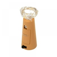 Svjetla za vino sa plutom, Cork boca za boce 6. stopala LED srebrne žice, bajkoviki mini string svjetla