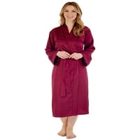 Zapetljaj vilellela životinjski jacquard satin kimono wrap robe gl88724