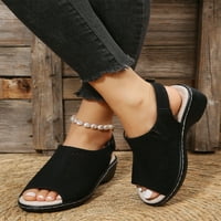 Gomelly Women sandale Magnetne casual cipele Blokiranje Ljetnih sandala lagane stane dame ženske cipele na plaži crna 6