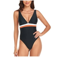 Ersazi Clearence Moda Slatka leđa jednodijelni kupaći kostimi kupaći kostim kupalište bikinis vrhovi crnim kupaćem kostimu za žene L