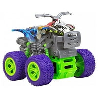 Jovati Monster Trucks igračke za godinu dana, povucite automobile igračka za mališana, trenje monstrumerene kamione za kamione Rođendan za djecu dječake i djevojčice, na čišćenju
