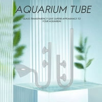 Akvarij stakleni odliv i cijev za dotok cijevi + usisna čaša