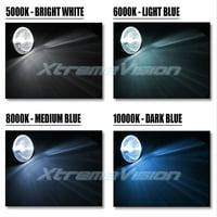 Xtremevision Xenon zamjenske žarulje - 8000K - Srednji plavi par