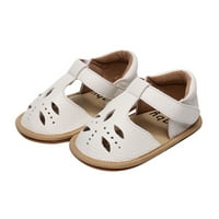 Kali_store Summer Sandales cipele sa sandalama za šetnju djevojčica dječake dječake dječake Slatka sandala za djevojčicu šetnje ljeto bijelo, 6