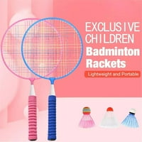 Badminton reketi postavljeni prenosivi badminton reketi sa zatvaračima i torbom za nošenje za djecu
