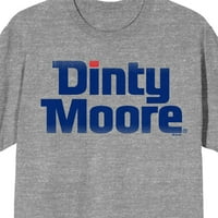 Dinty Moore Logo Juniors Heather Siva majica-XL