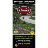 Mape motocikla Butler Južna Appalachia