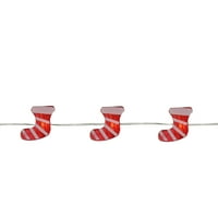 Northerlight 20ct LED božićni čarapa bajka toplo bijela - 6 'bakrena žica