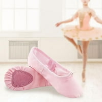 Profesionalne modne platnene baletske plesne cipele vježbanje vježba yoga gimnastika stanovi Split-đon za djevojčice Ženske ružičaste 27