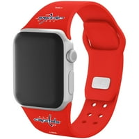 Crveni Washington Capitals silikonski Apple Watch Band