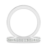 Carat 14k bijelo zlato okruglo Dijamantni dijamantni obloge za žene za žene za žene