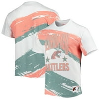 Muški Mitchell & Ness White Florida A & M Rattlers sublimirana majica