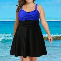Twifer Tankini kupaći kupaći kostimi za žene Dvije plus veličine Tankenis High Squik trening s kratkim hlačama