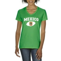 Normalno je dosadno - Ženska majica V-izrez kratki rukav, do žena Veličina 3XL - Meksiko State iz Meksika
