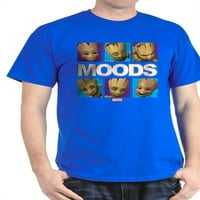 Cafepress - Gotg Groot Moods Tamna majica - pamučna majica