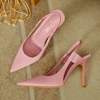 Zuwimk sandale za žene Dressy Ljeto, ženski elastica gležnjače otvoren platforma za trpeza s pločama sandale ružičaste
