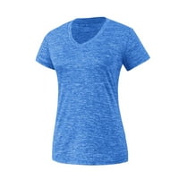 Žene V vrat kratkih rukava Wisture košulje Sport Active odjeća Vrhunska napomena Kupite jednu ili dvije