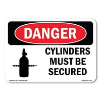 Znak opasnosti - cilindri moraju biti osigurani