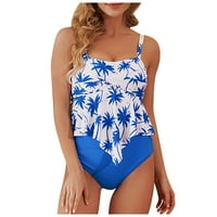 Amousa ženski visoki struk split bikini sa grudima bez čelika kupaći kostim kupaćim kostima ženskim