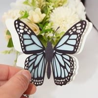 Visland Dekorativna zidna naljepnica Izvrsna radna uprava 3D leptir šuplje prozore za dnevni boravak