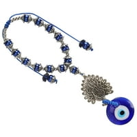 Lucky narukvica za oči, zaštita plavih očnih privjeske ukrasnih amuleta sa legurom + obojenim glazurom