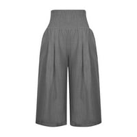 Gubotare ženske hlače casual rastezanje golf Capri pantalone za žene, casual joga haljina rade kapris