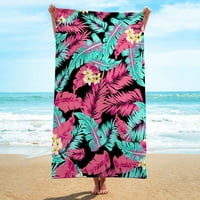 Fnochy Clearence Microvladisana ručnik za plažu Super lagani šareni ručnik za kupanje Sa peskama bez