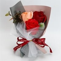 SunsuNrise sapun Rose cvijet Izvrsni živopisni mirisni mirisni sapun za ružino latice za tijelo za Valentinovo