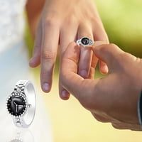 Kayannuo Pokloni za žene Božićno čišćenje originalnosti Prsten oblika sata za žene Angažovanje vjenčanog