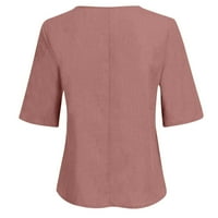 Ponude azrijskim pomerom Danas je ženska ljetna majica s kratkim rukavima s kratkim rukavima za prodaju