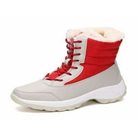 Daeful Womens Winte Wind Mid Calf tople cipele Fau Fur Snow Boots Ležerne prilike otporne na klizanje