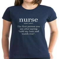 Cafepress - majica za medicinsku medicinsku sestru - Ženska tamna majica