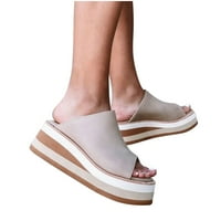 Hernalise Fashion Women Sandals Otvorene ženske cipele Prozračne ženske cipele od lakih muffina klina