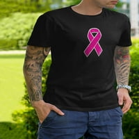 TStars muns ascel za dojku Shirts shersed ružičasta vrpca nosač za vrpcu za muškarce grafička majica