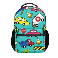 Cartoon Car Personalizirani školski ruksak Novi dolazak Životinjska torba sa bočnim džepovima za poklon