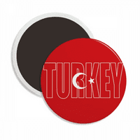 Turska Zemlja Zastava Naziv okrugli cerac frižider magnet za održavanje dekoracija