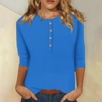 Feternal Women Slatko tinejdžerske ploče Bluze Ležerne prilike plus veličine Basic Tops Pulover za majice