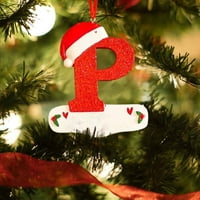 Veki ukrasi Pismo božićne ukrase personalizirano personalizirano pismo Božićni kućni dekor smreka Garland