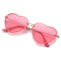 Kostim dodaci Halloween Cosplay prom UV zaštita ružičaste sunčane naočale za sunčanje u obliku sunčanih